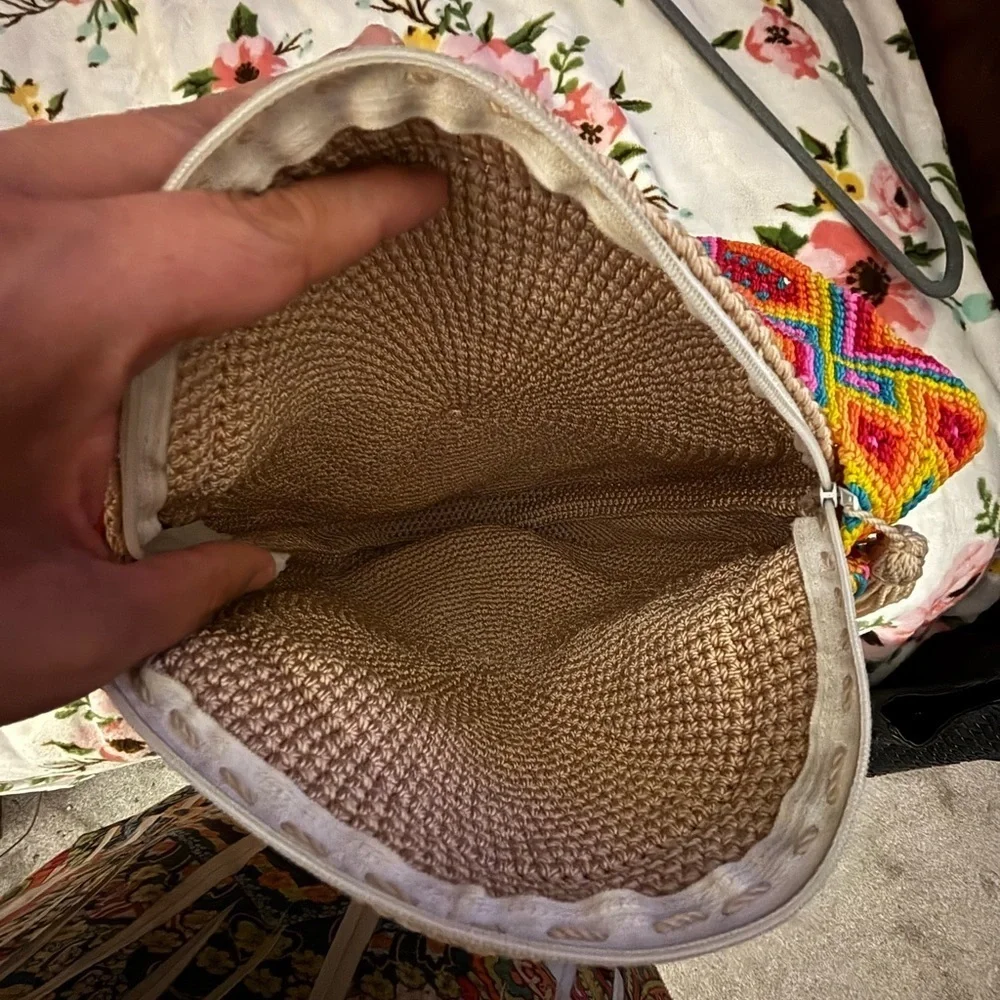 Boho Multi color Cross body Purse
